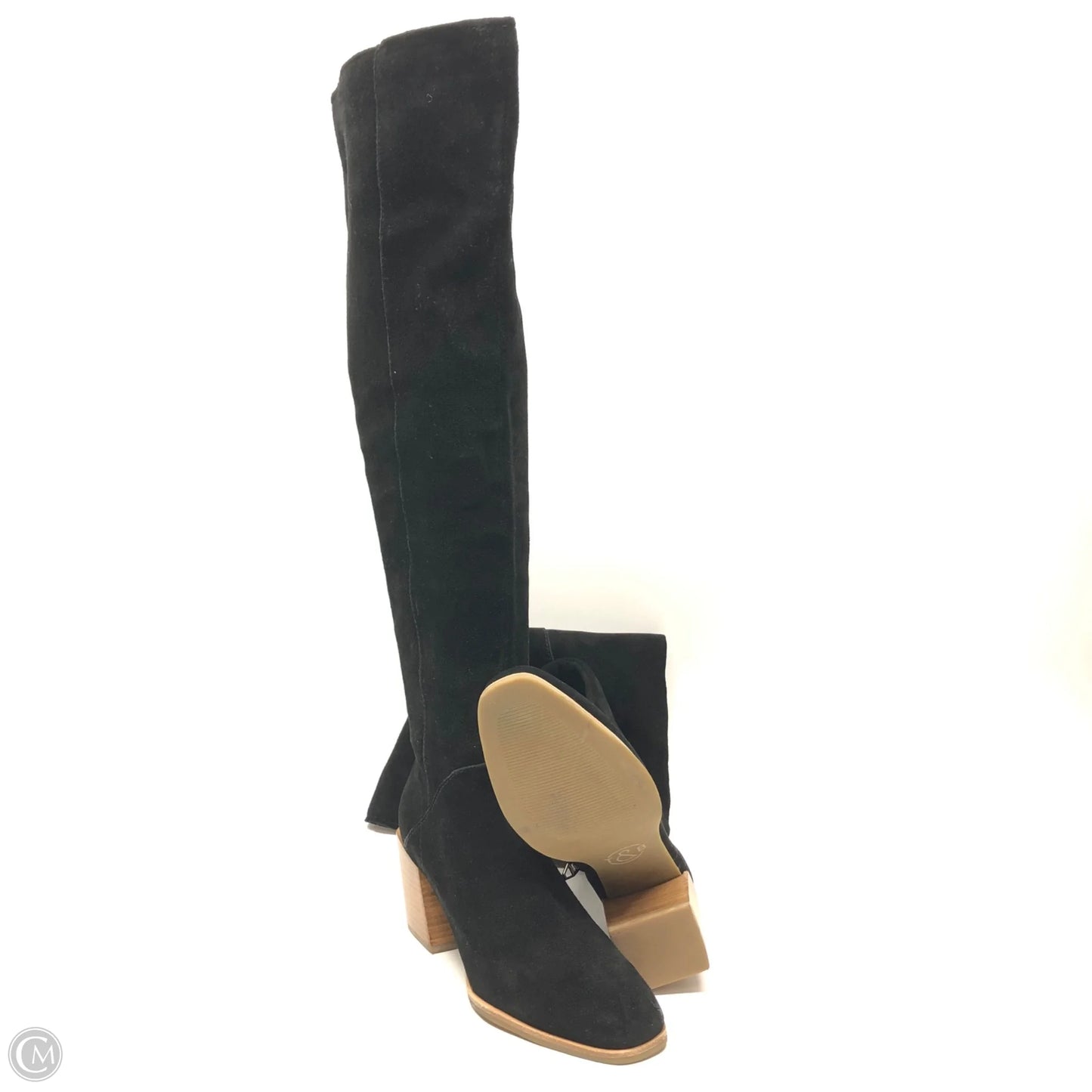 Boots Knee Heels By Treasure And Bond In Black, Size: 6