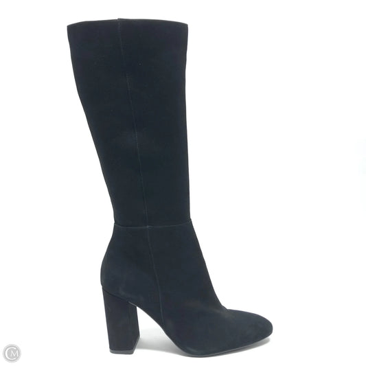 Boots Knee Heels By Steve Madden In Black, Size: 9.5
