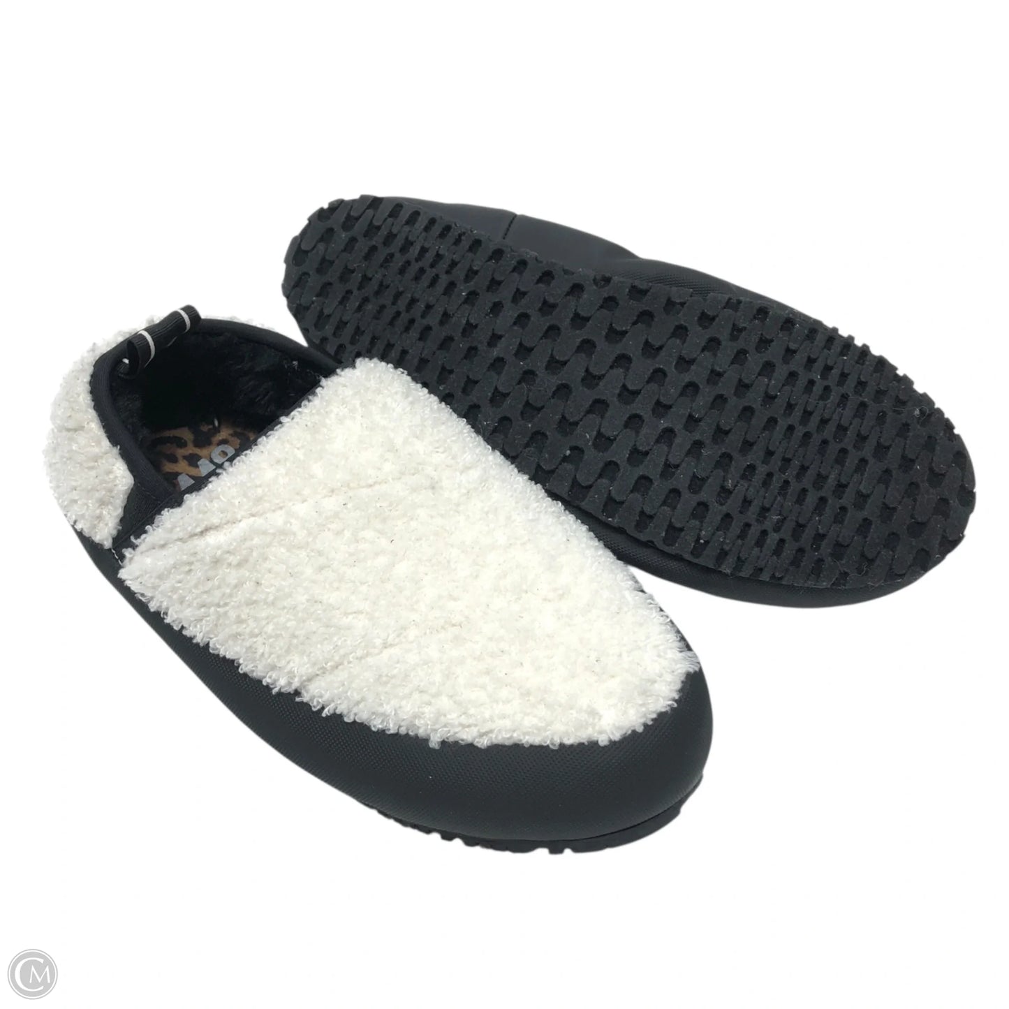 Shoes Flats By P448 In Black & White, Size: 8