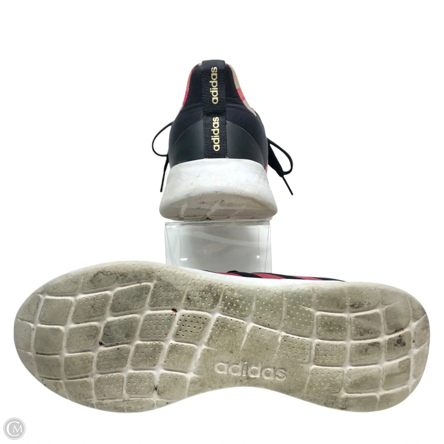 Shoes Athletic By Adidas In Black & Pink, Size: 9