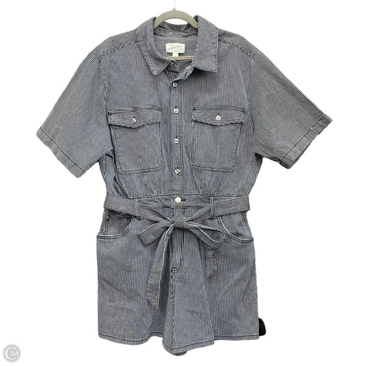 Romper By Universal Thread In Blue & White, Size: 16