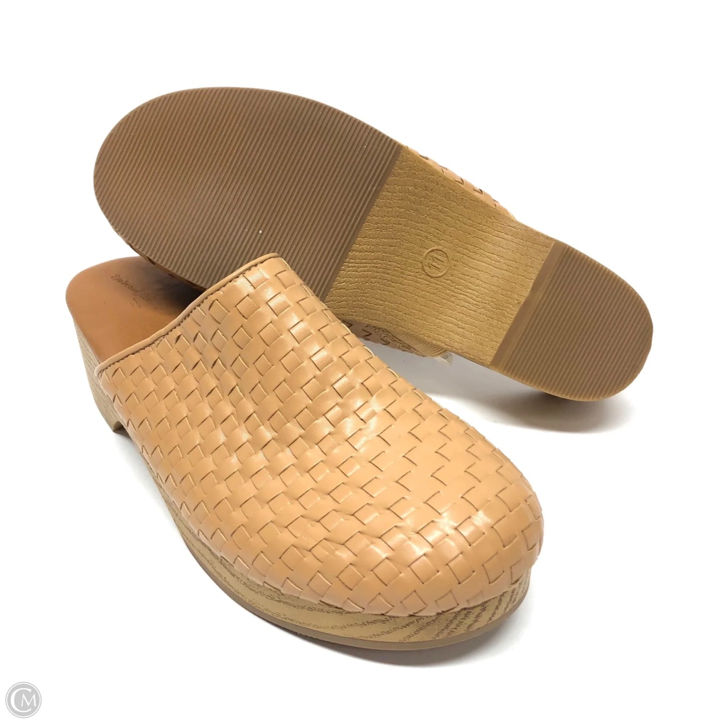 Shoes Heels Wedge By Universal Thread In Tan, Size: 11