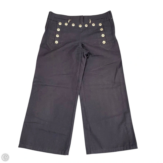 Pants Cropped By Bcbgmaxazria In Navy, Size: 4