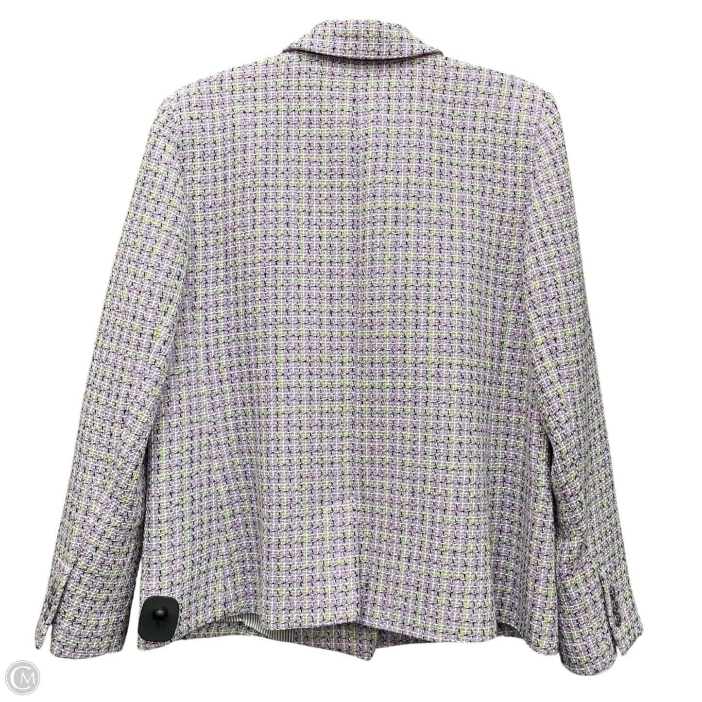 Blazer By Loft In Green & Purple, Size: 14