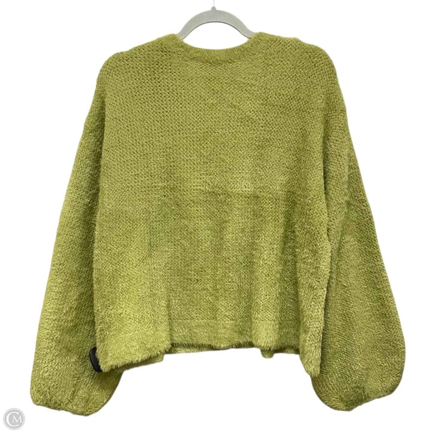 Sweater Cardigan By Cmc In Green, Size: L