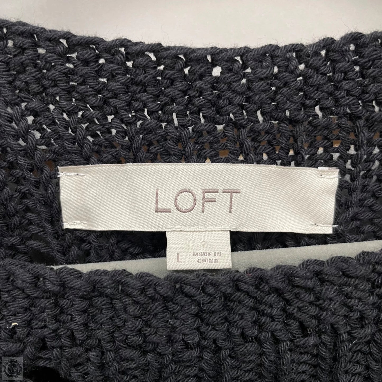 Sweater By Loft In Black, Size: L