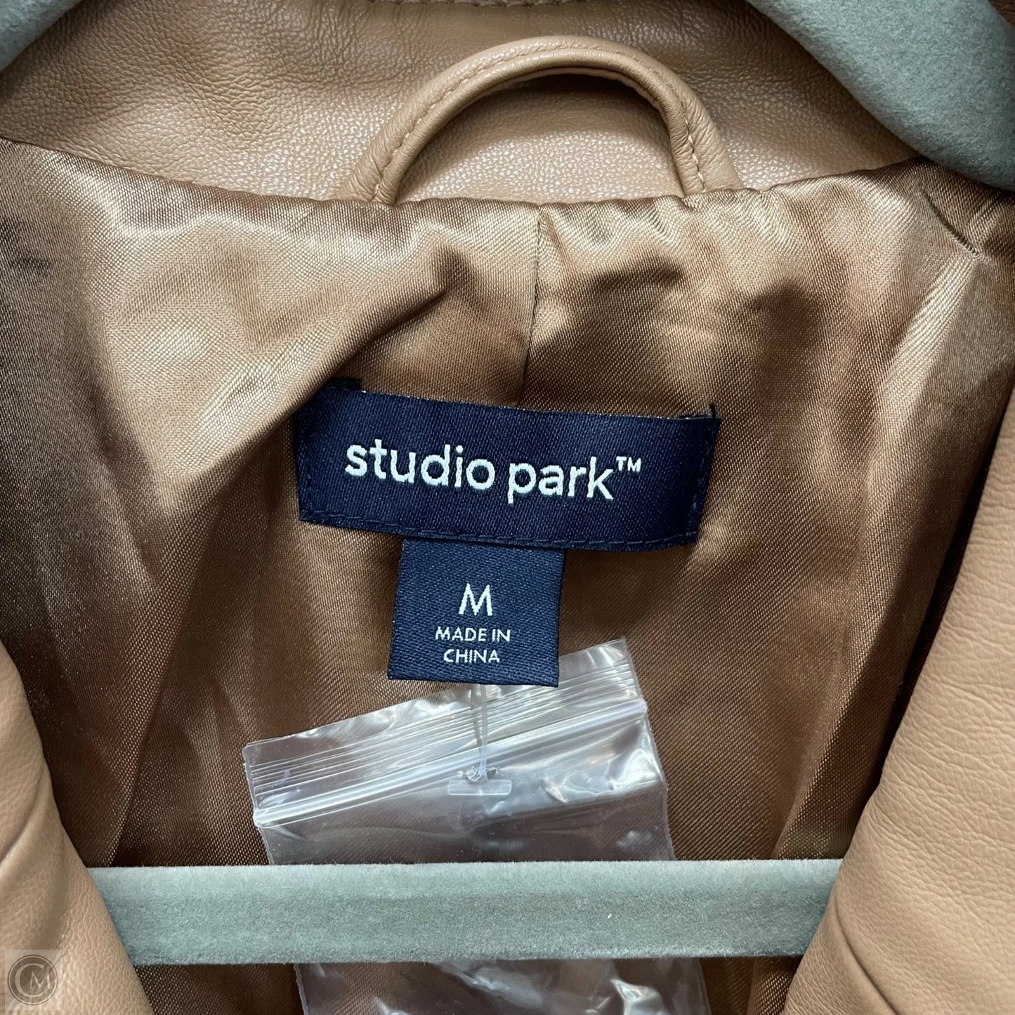 Jacket Shirt By Cmc In Beige, Size: M