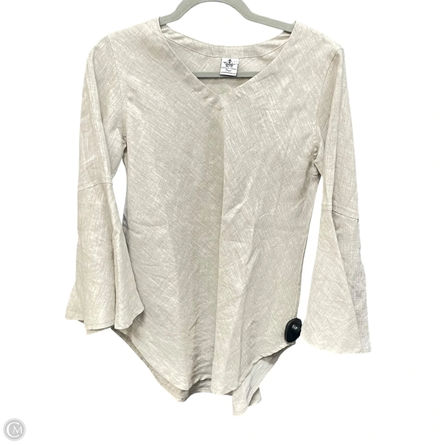 Tunic Long Sleeve By Cmc In Beige, Size: Xs