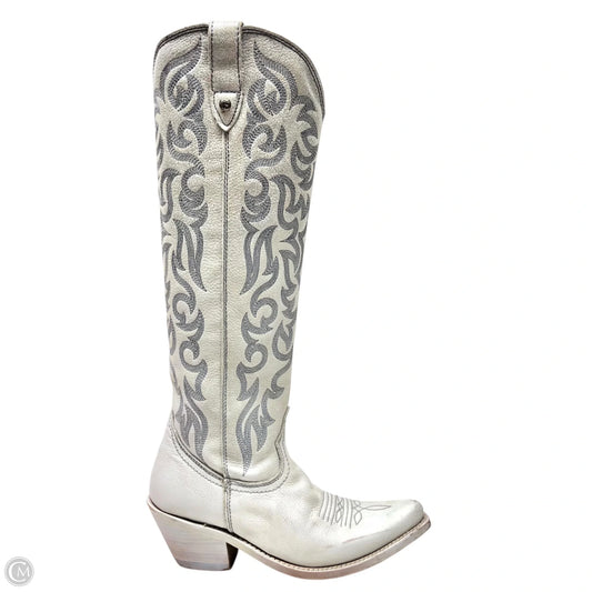 Boots Western By Liberty Black In White, Size: 6