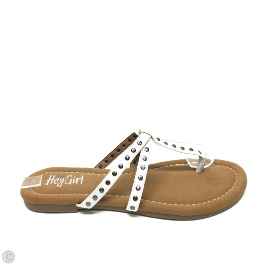 Sandals Flats By Corkys In White, Size: 8
