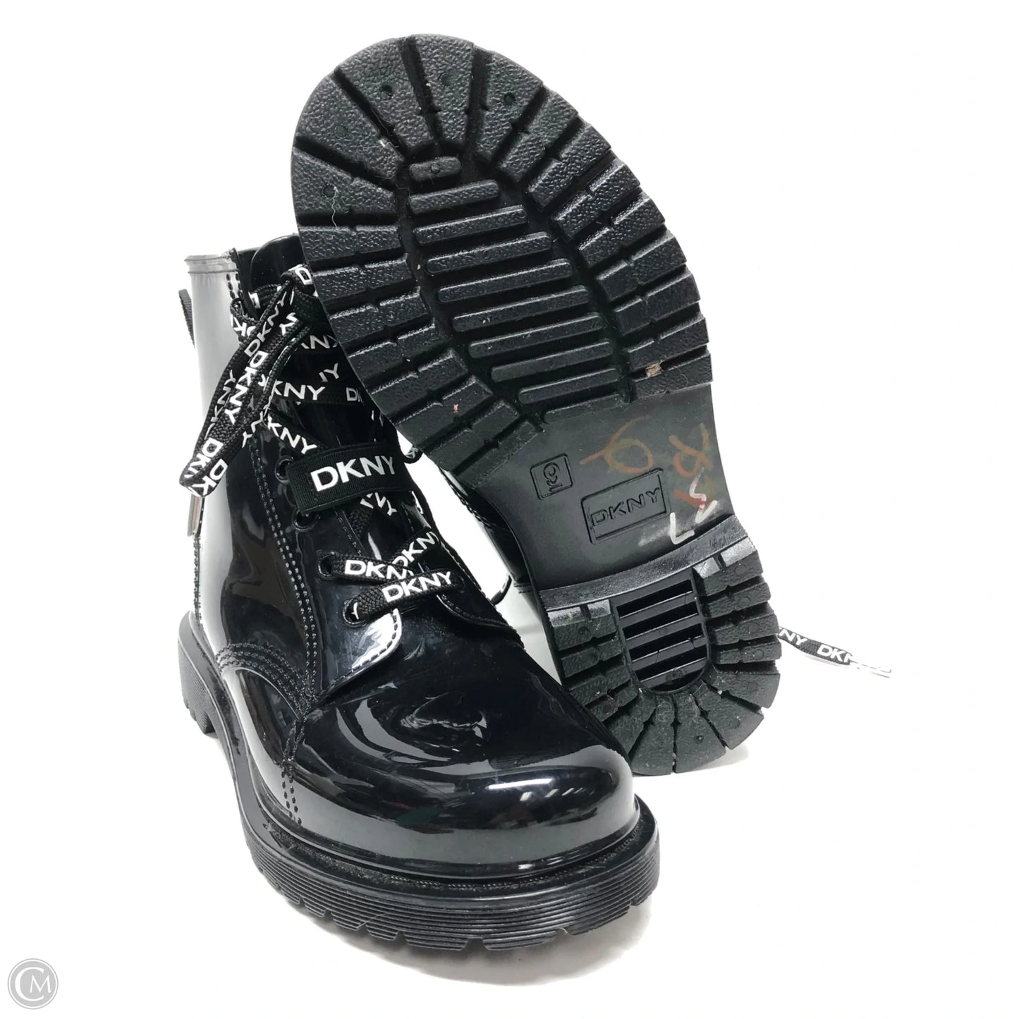 Boots Rain By Dkny In Black, Size: 9