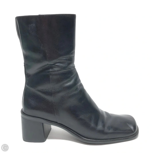 Boots Mid-calf Heels By Enzo Angiolini In Black, Size: 8.5