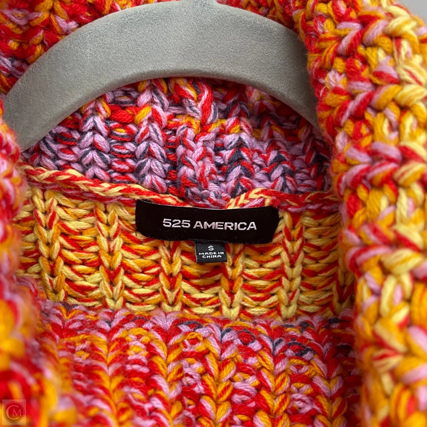 Sweater By 525 America In Blue & Orange, Size: S