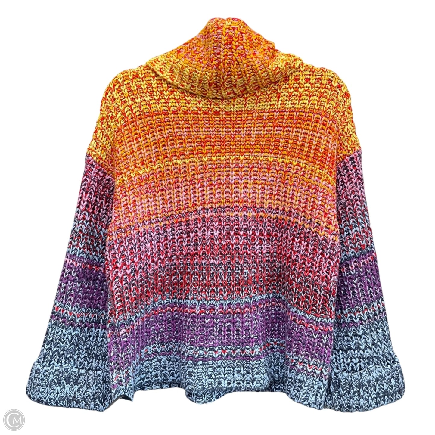 Sweater By 525 America In Blue & Orange, Size: S