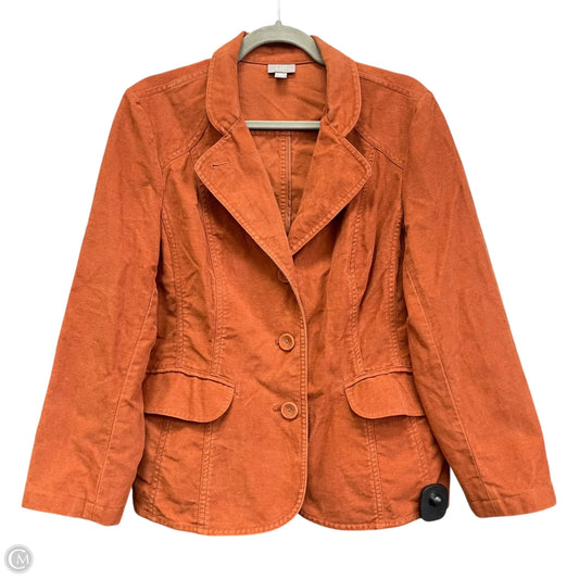 Blazer By J. Jill In Orange, Size: 10