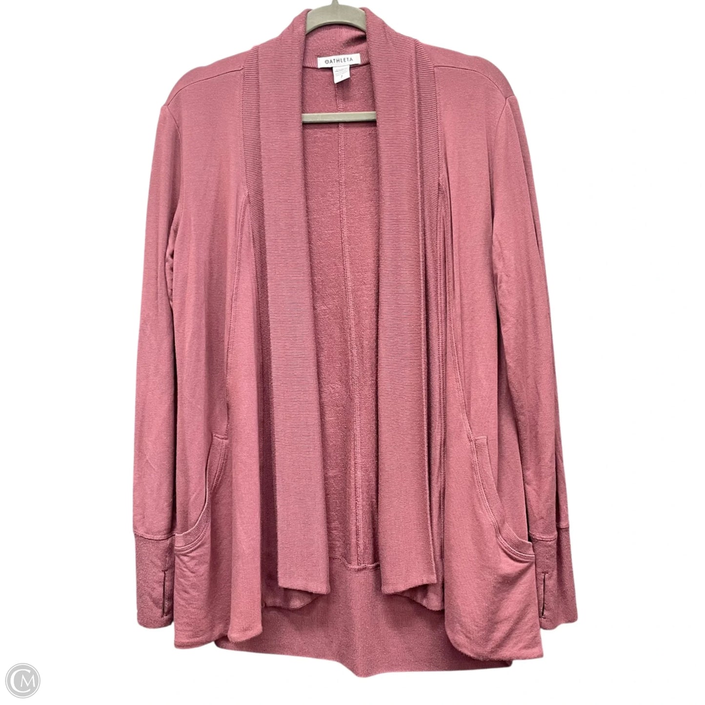 Sweater Cardigan By Athleta In Purple, Size: S