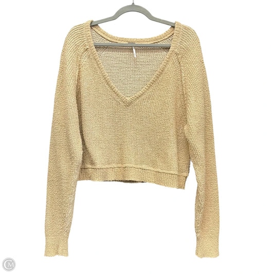Sweater By Free People In Beige, Size: M
