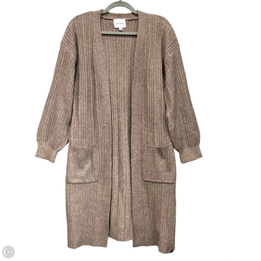 Sweater Cardigan By Pink Rose In Taupe, Size: S