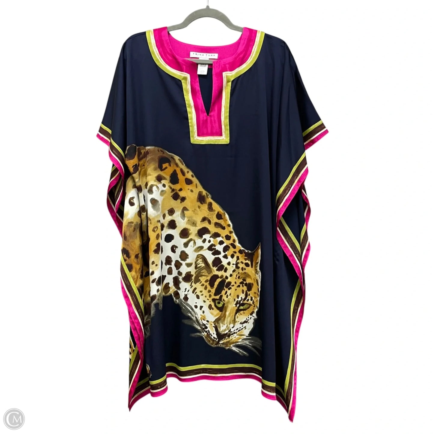 Poncho By Trina Turk In Blue & Pink, Size: M