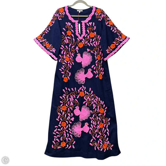 Dress Casual Maxi By Cma In Blue & Pink, Size: 8