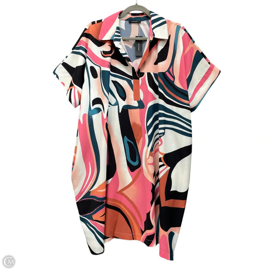 Dress Casual Short By Natori In Blue & Pink, Size: S