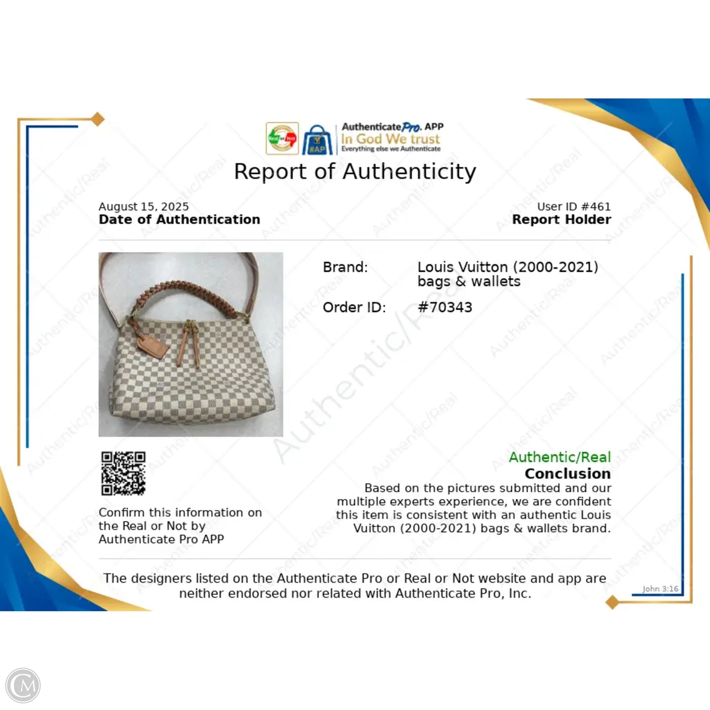 Handbag Luxury Designer By Louis Vuitton, Size: Medium