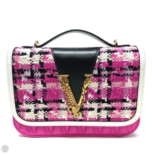 Crossbody Luxury Designer By Versace, Size: Medium