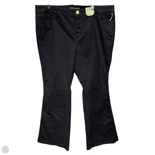Jeans Flared By Cmc In Black Denim, Size: 18