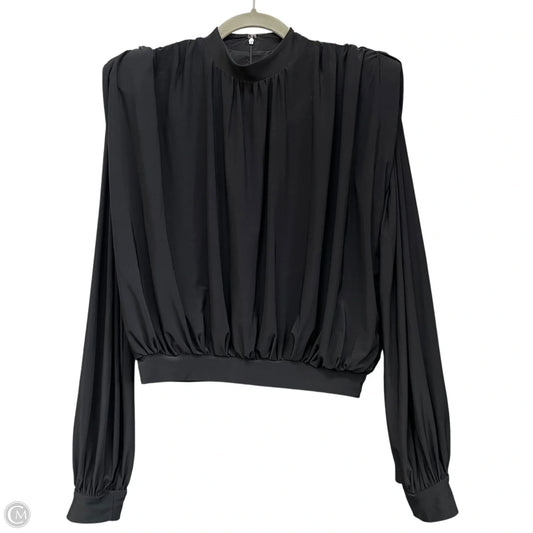 Top Long Sleeve By Express In Black, Size: Xs