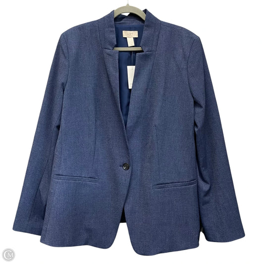 Blazer By Loft In Blue, Size: 16