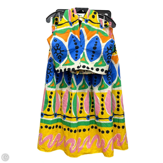 Skirt Set 2pc By Joie In Blue & Orange, Size: M