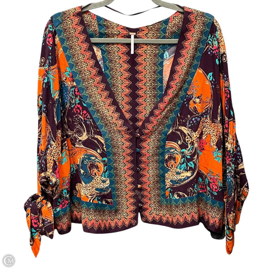 Cardigan By Multiples In Black & Red, Size: Sp