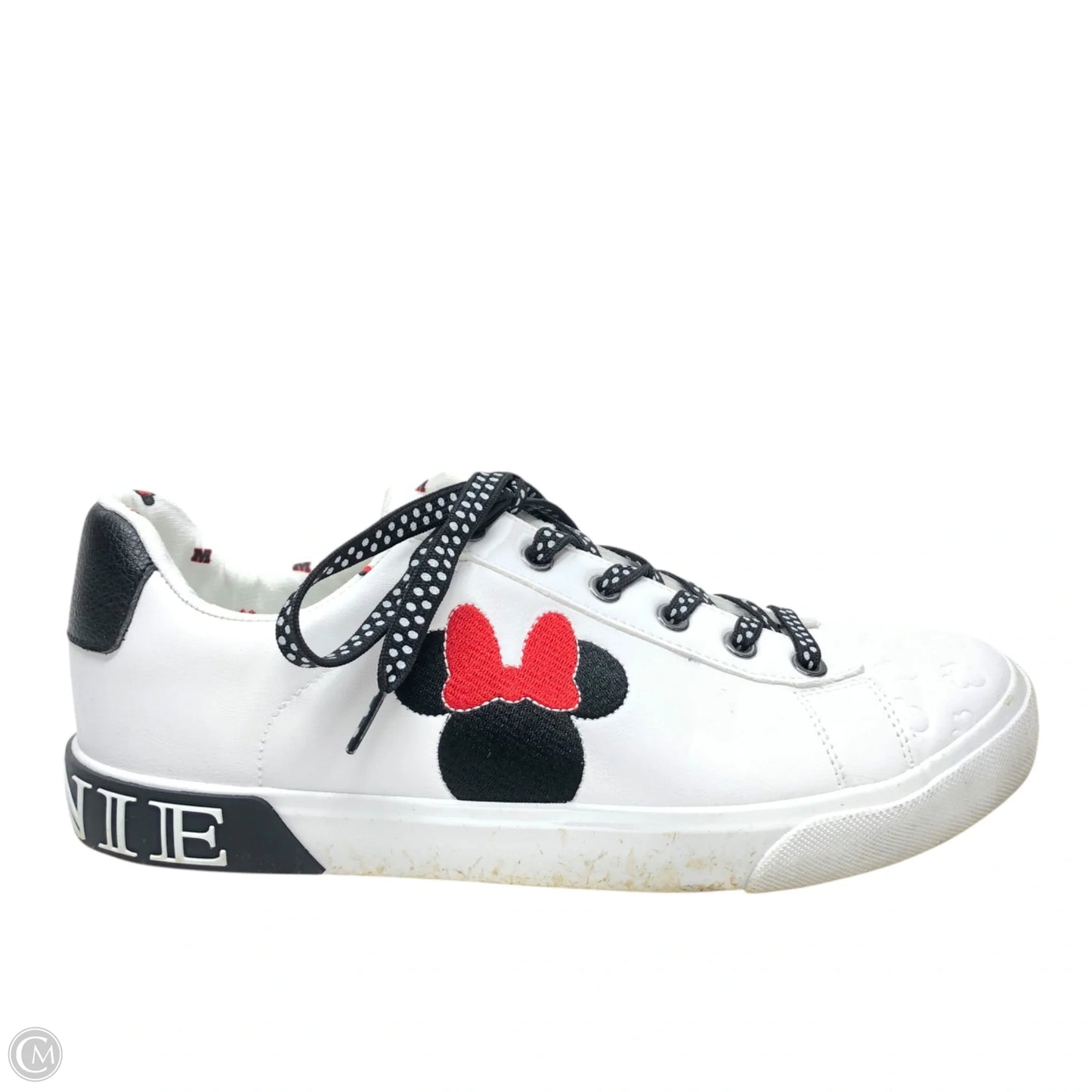 Shoes Sneakers By Disney Store In Black & White, Size: 10