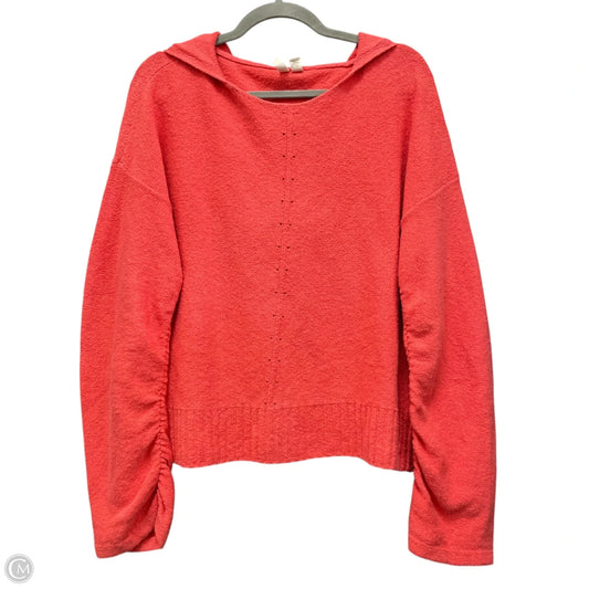 Sweatshirt Hoodie By Moth In Orange, Size: L