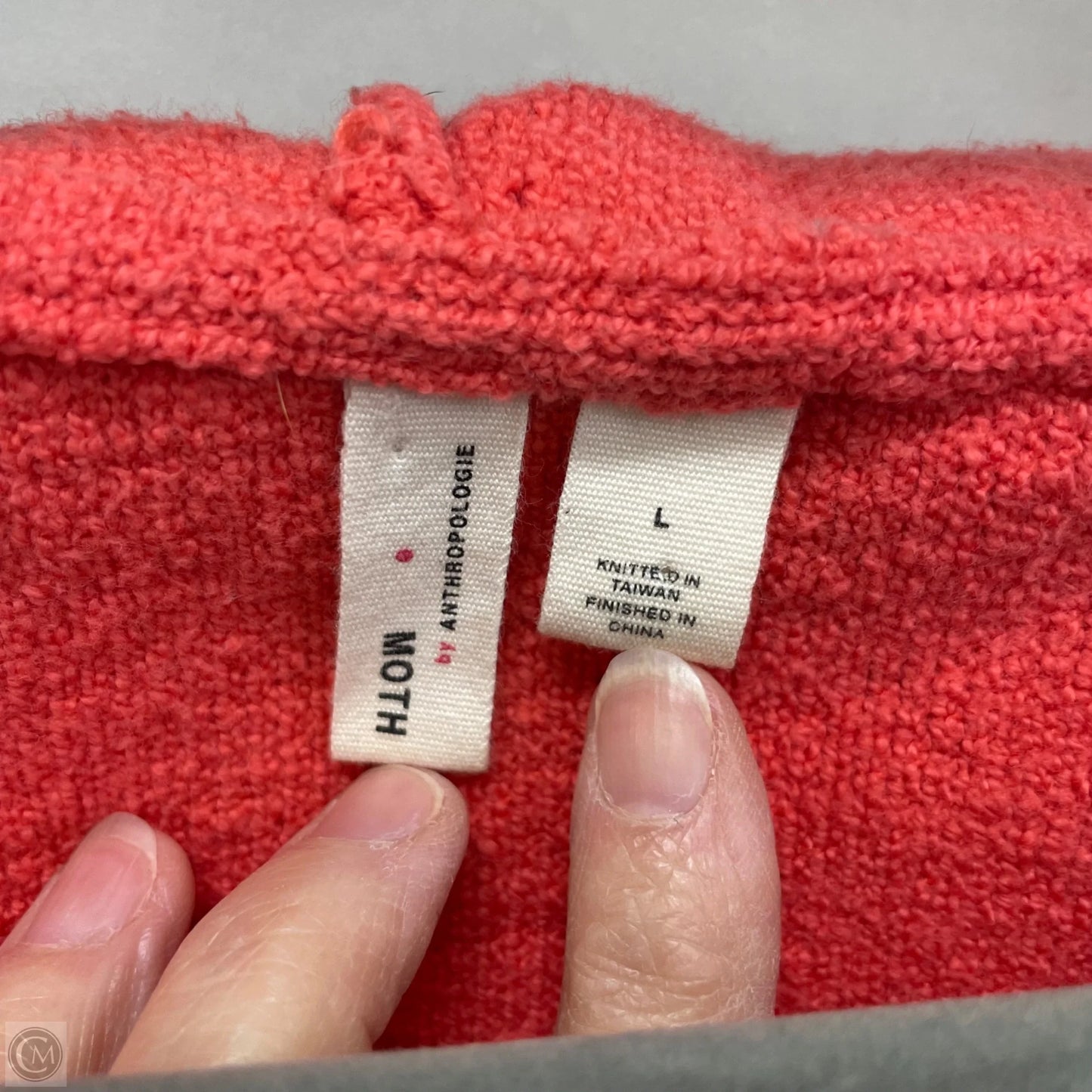 Sweatshirt Hoodie By Moth In Orange, Size: L