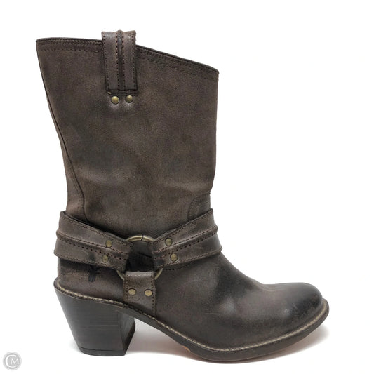 Boots Designer By Frye In Brown, Size: 10