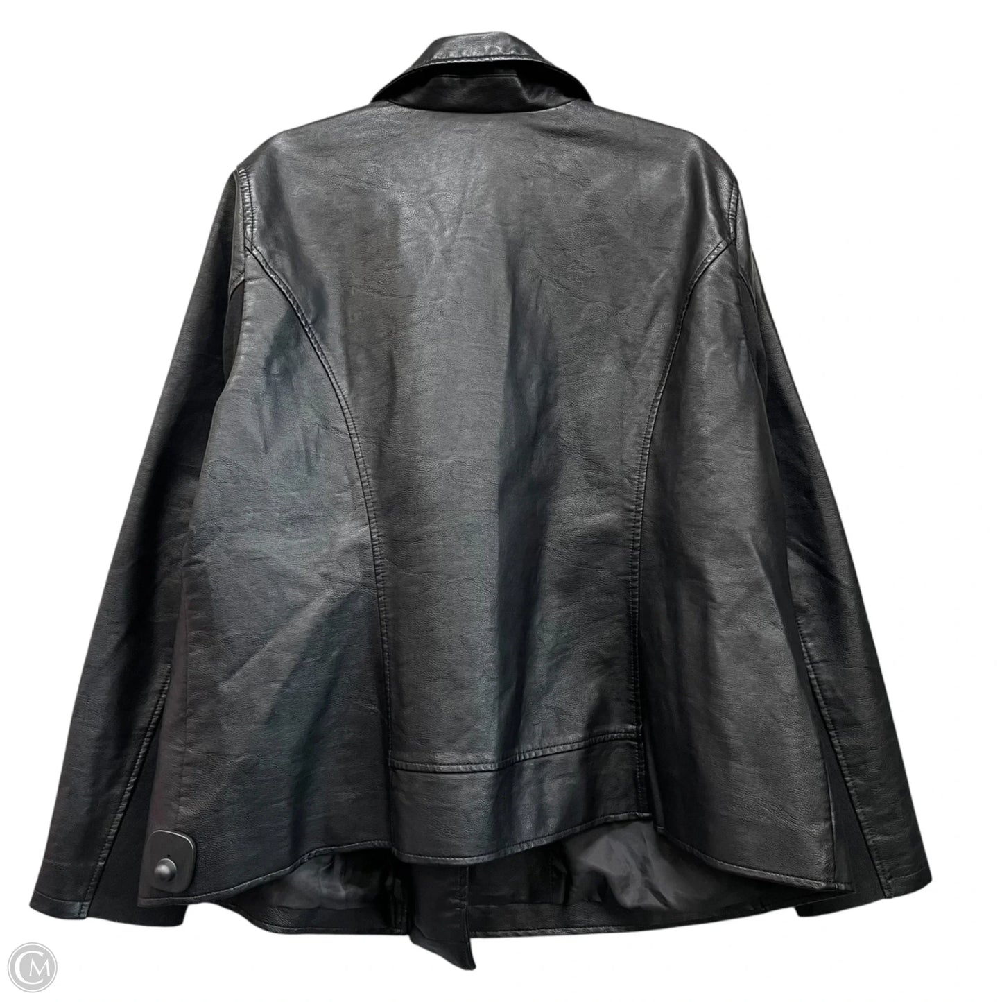 Jacket Moto By Lane Bryant In Black, Size: 1x