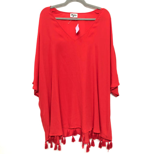 Red Swimwear Cover-up Show Me Your Mumu, Size L