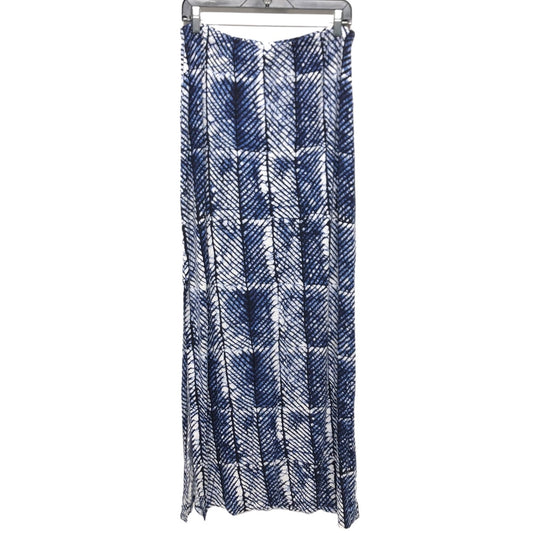 Blue & White Skirt Maxi Michael By Michael Kors, Size 1x