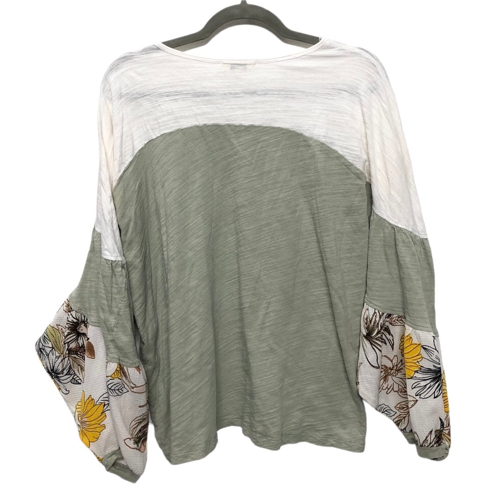 Multi-colored Blouse Long Sleeve Umgee, Size S