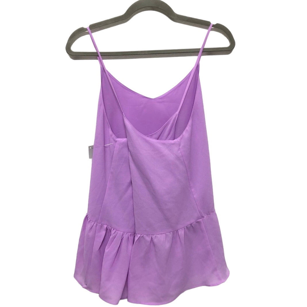 Purple Top Sleeveless Buddy Love, Size L