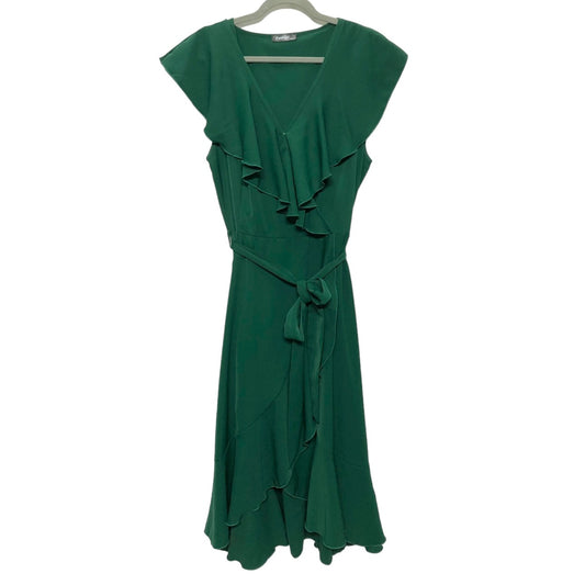 Green Dress Casual Midi Cmf, Size Xxl