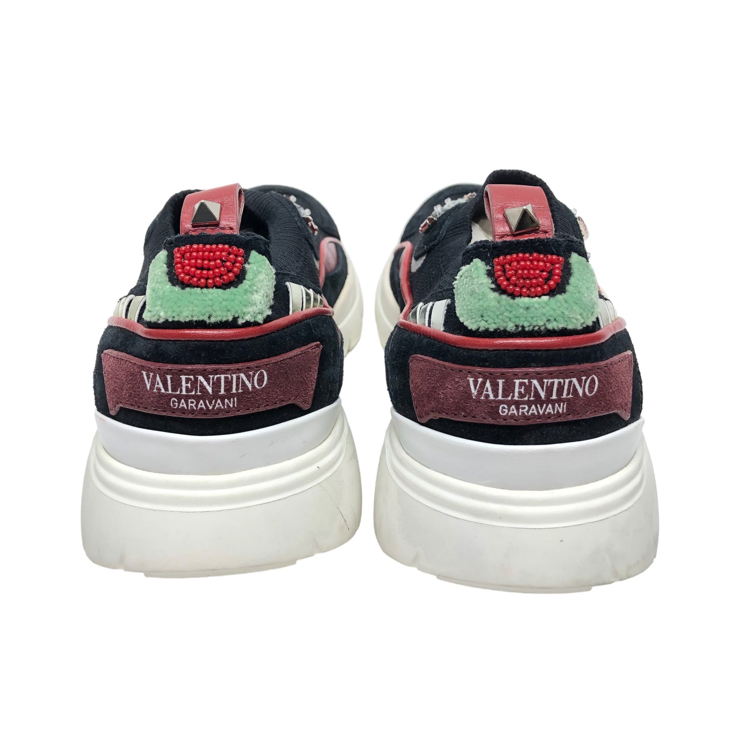 Black & Red Shoes Luxury Designer Valentino-garavani, Size 8.5