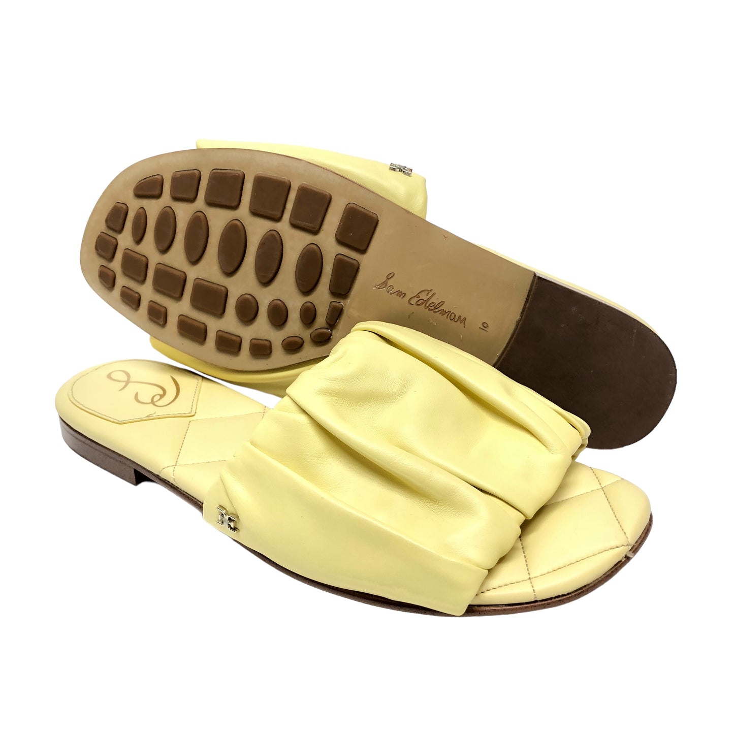 Sandals Flats By Sam Edelman In Yellow, Size: 10