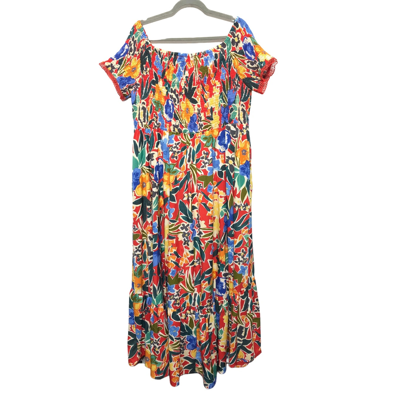 Dress Casual Maxi By Clothes Mentor In Floral Print, Size: 2x