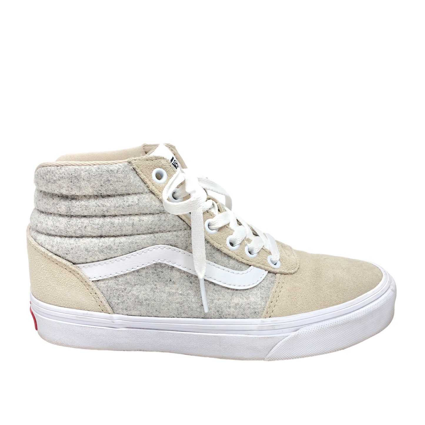 Shoes Sneakers By Vans In Beige, Size: 6.5