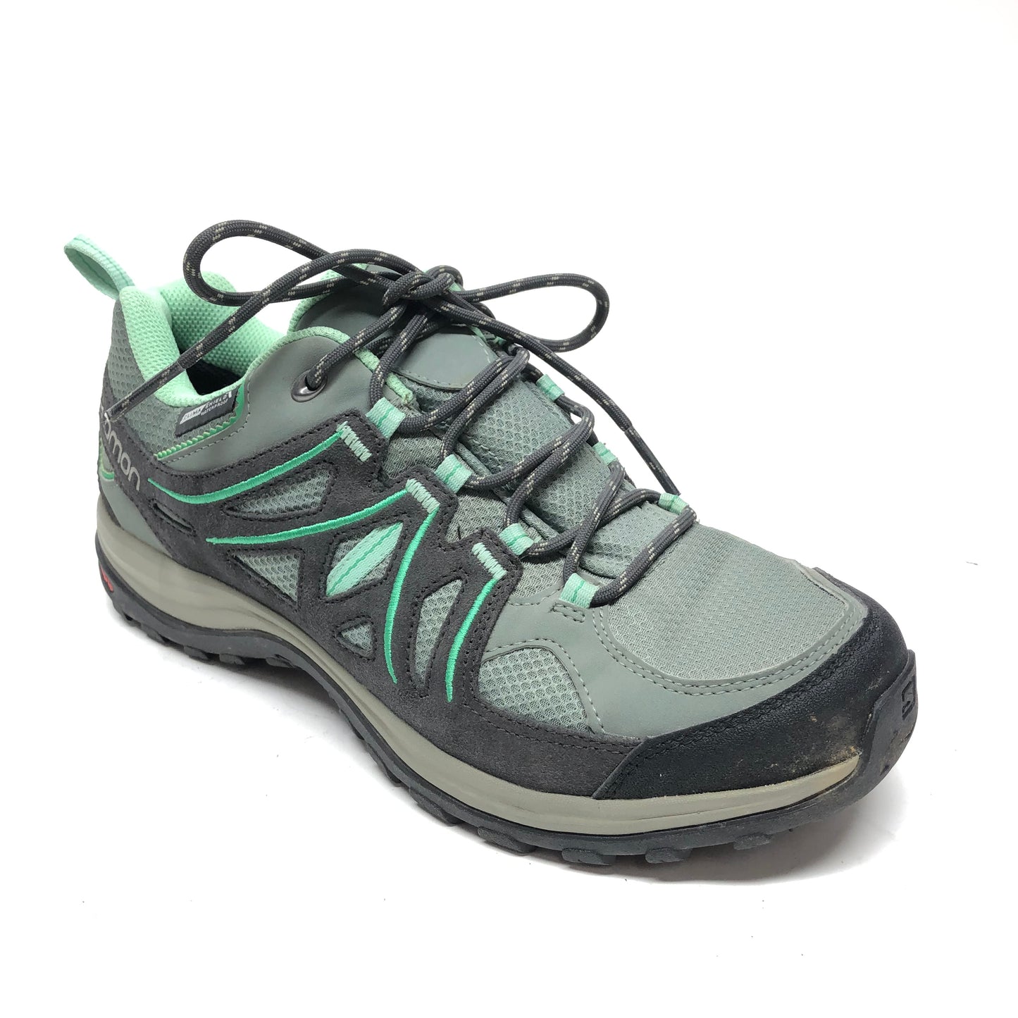 Shoes Hiking By Cmb In Green & Grey, Size: 8.5