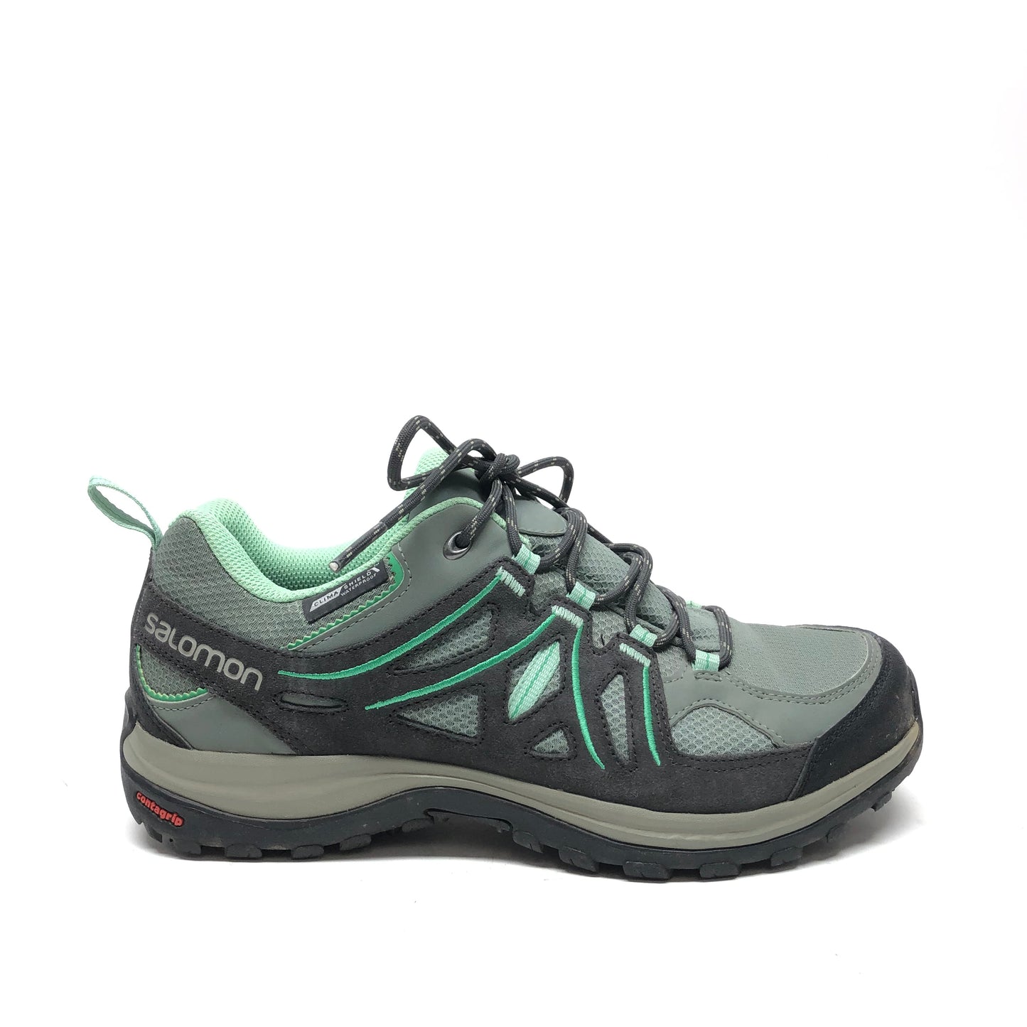 Shoes Hiking By Cmb In Green & Grey, Size: 8.5