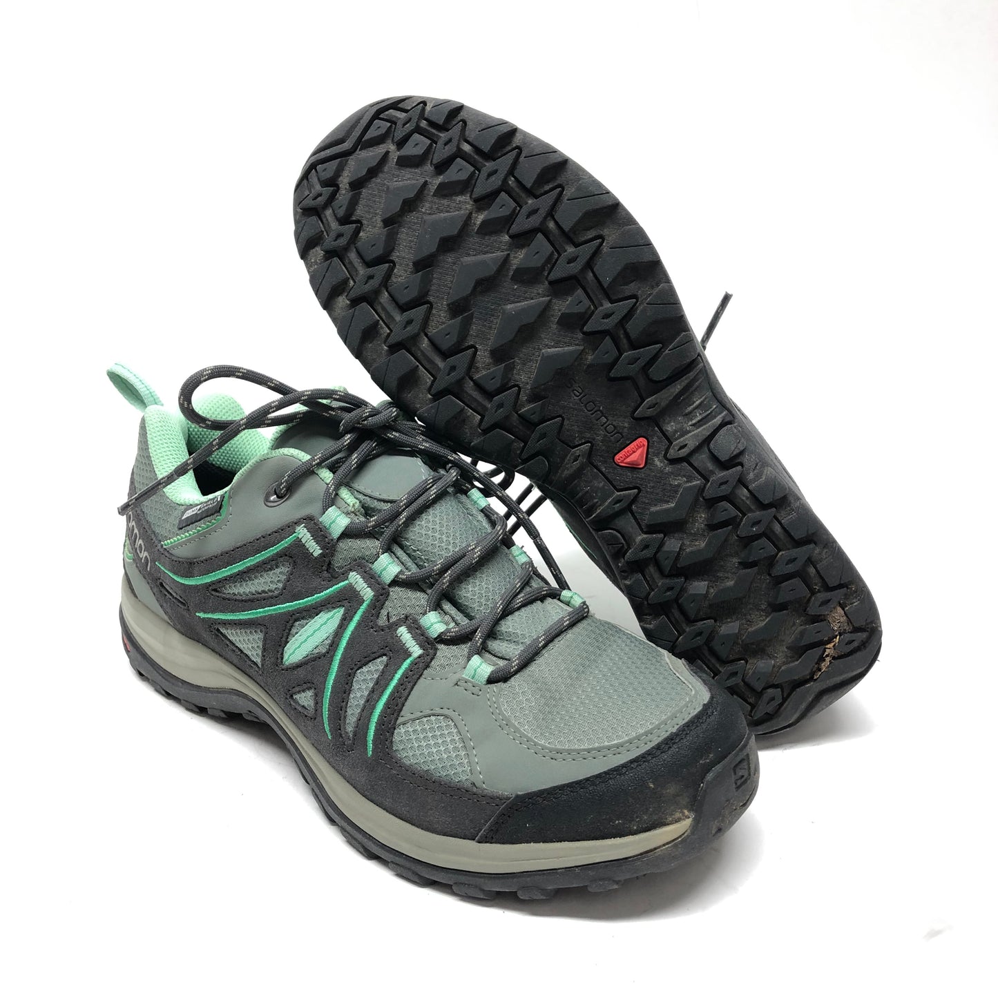 Shoes Hiking By Cmb In Green & Grey, Size: 8.5