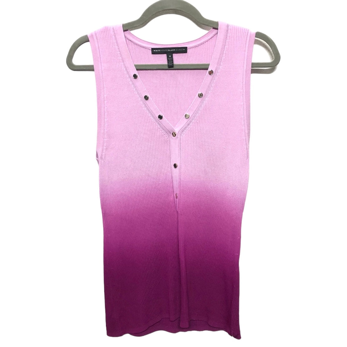 Top Sleeveless By White House Black Market In Purple, Size: M